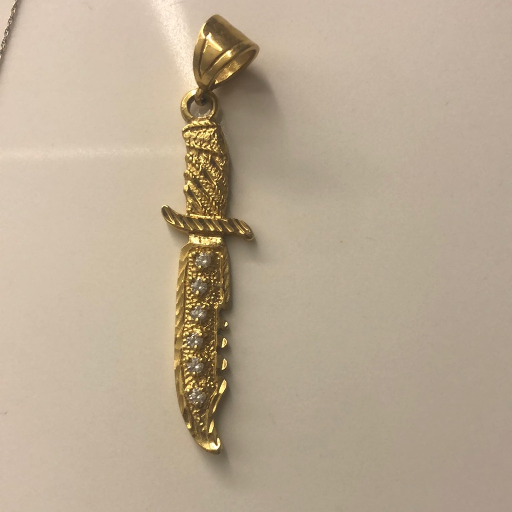 Vanessa Mooney Sword Knife Necklace